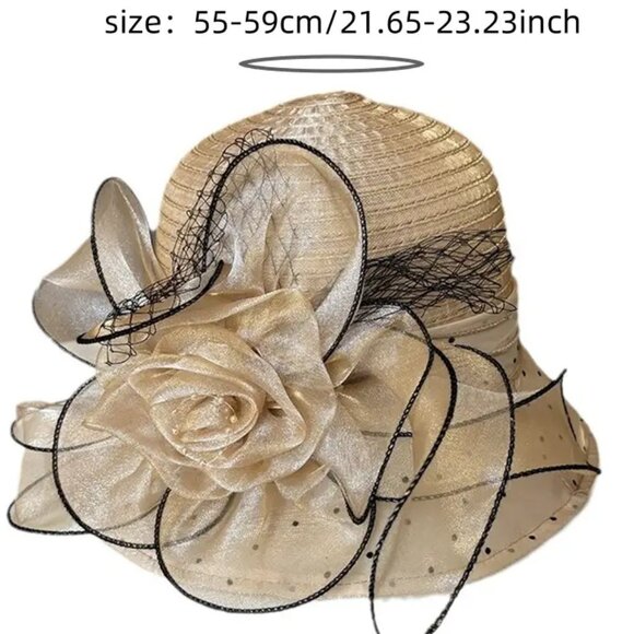 SPRING DERBY HAT in Baby Pink - Picture 2 of 2